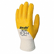 Beybi EL-K1 Nitril Kapl Pamuk Eldiven