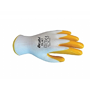 Beybi EL-K7 Nitril Kapl� Polyester Eldiven